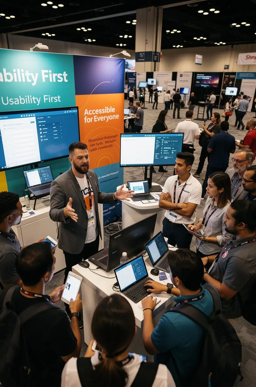 Analyzing color contrast for app readability