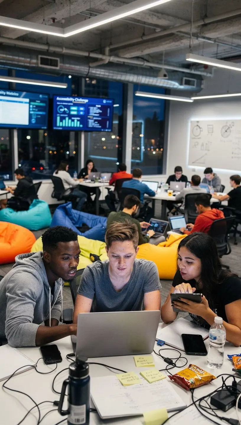 User conducting interviews for software usability research