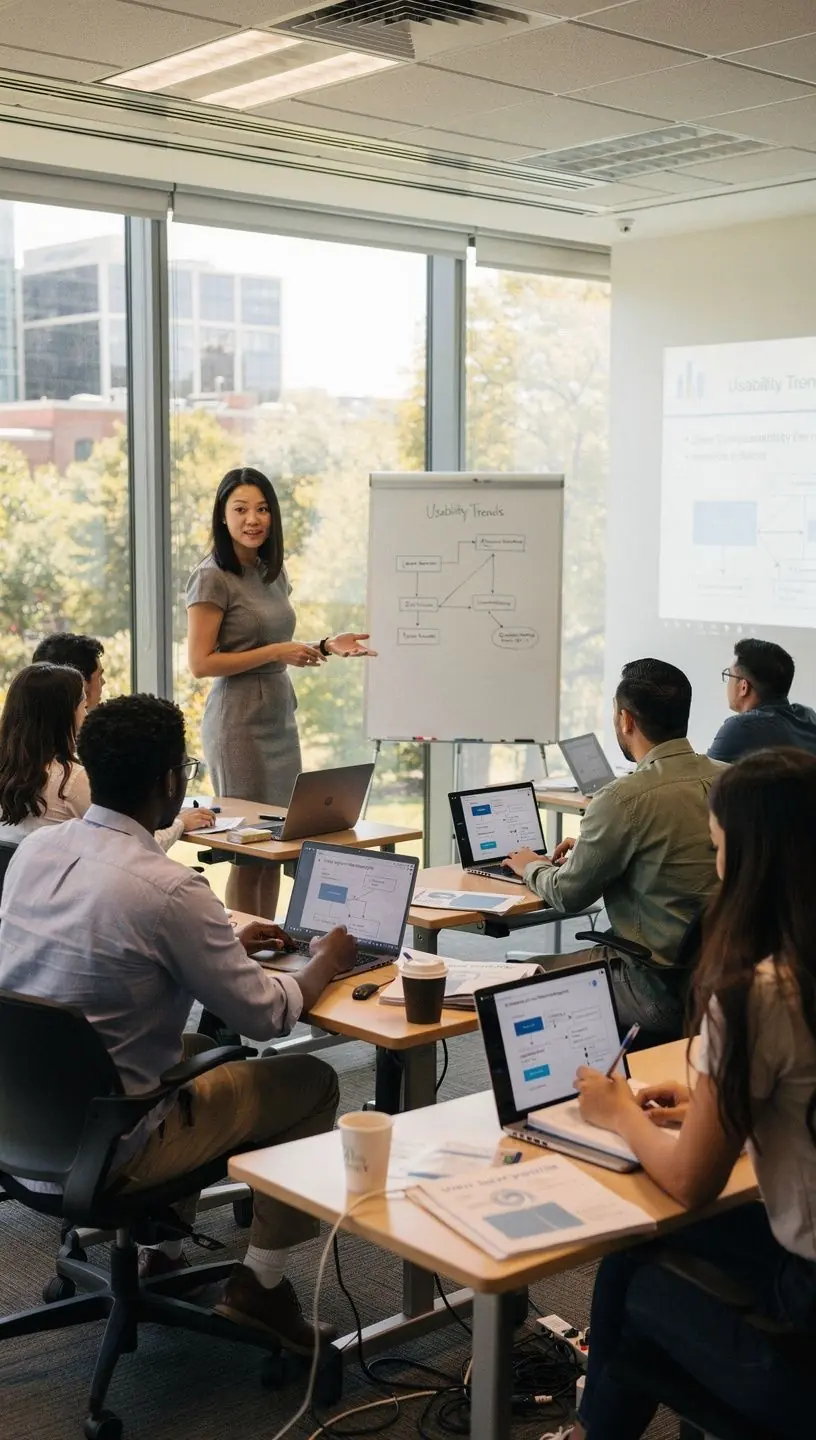 Professional team collaboration